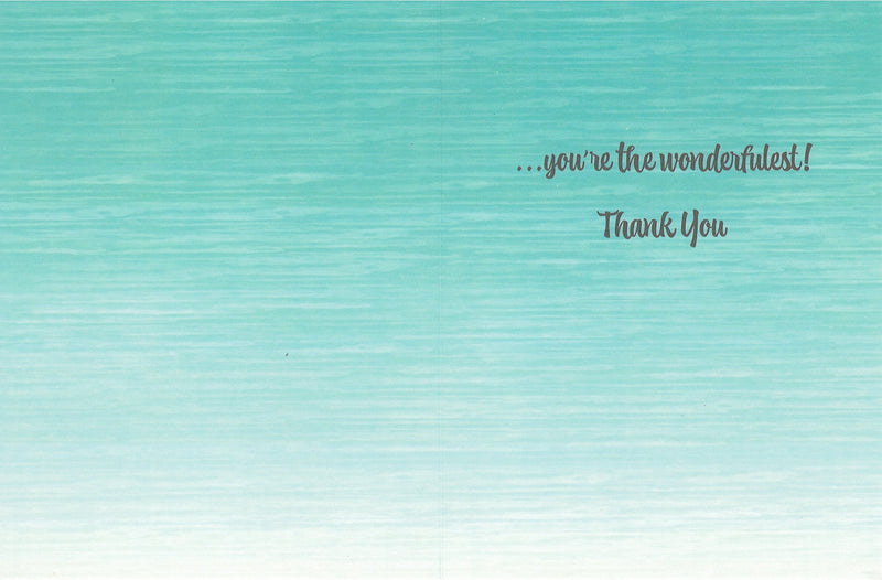 Wonderful People Thank You Card