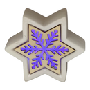 Color Changing Dolomite & Wood Decor - Snowflake - Christmas >> Decor - by Gerson - view 3