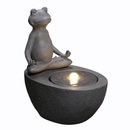 Lighted Frog Water Fountain - Home & Living >> Garden - by Gerson