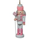 Pink And White Nutcracker Ornament - Set Of 5