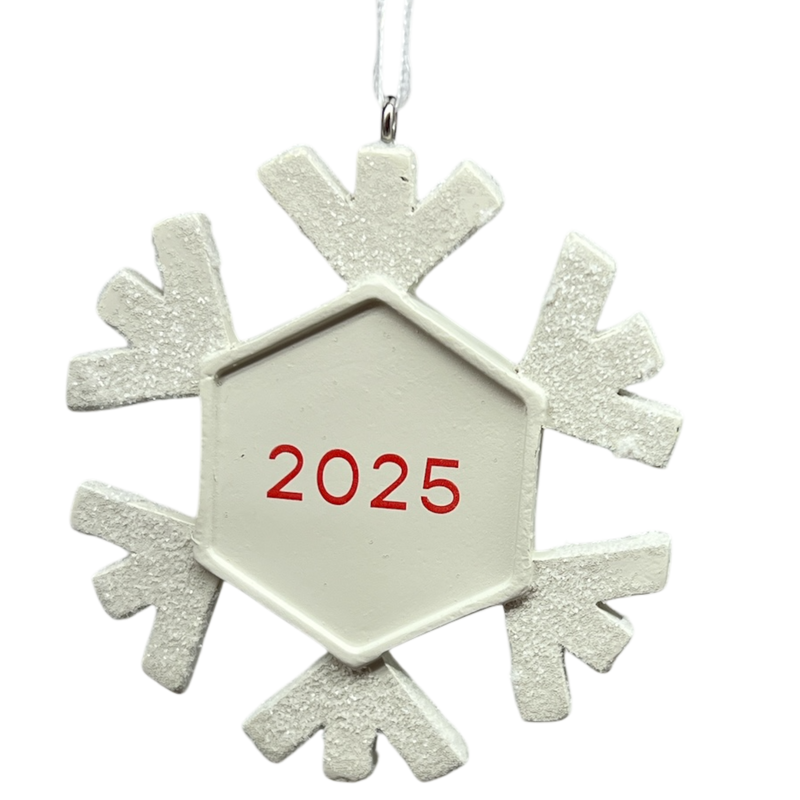 Our First Christmas 2025 Snowflake Hallmark Ornament