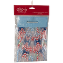 Resealable Treat Bags – Candy Cane Design with Zipper (Set of 12)
