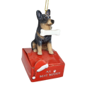 Australian Cattle Dog with Bone Ornament - Christmas >> Ornaments >> Animals - by E&S Pets