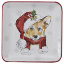 Holiday Paws Salad / Dessert Plate -