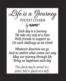 Life is a Journey Pocket Charm - Gift Shoppe >> Jewelry >> Charms and Worry Stones - by Ganz - view 2