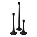 Iron Candle Holders - 3 Piece Set