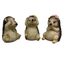 Springtime Hedgehogs - 3 Piece Set - Home & Living >> Decor - by Gerson