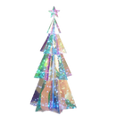 Lighted Holographic Holiday Tree with Remote Control