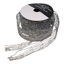 Glitter Mesh Ribbon - 2.5" x 5 Yard - - Ribbon - by Gerson - view 2