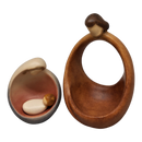 Modern Style Holy Family - Nesting Nativity - Color - 4.5 Inch