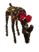 Lighted Boxwood Reindeer Doe - 44 Inches Long