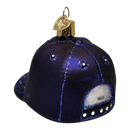 New York Yankees Baseball Cap Glass Ornament