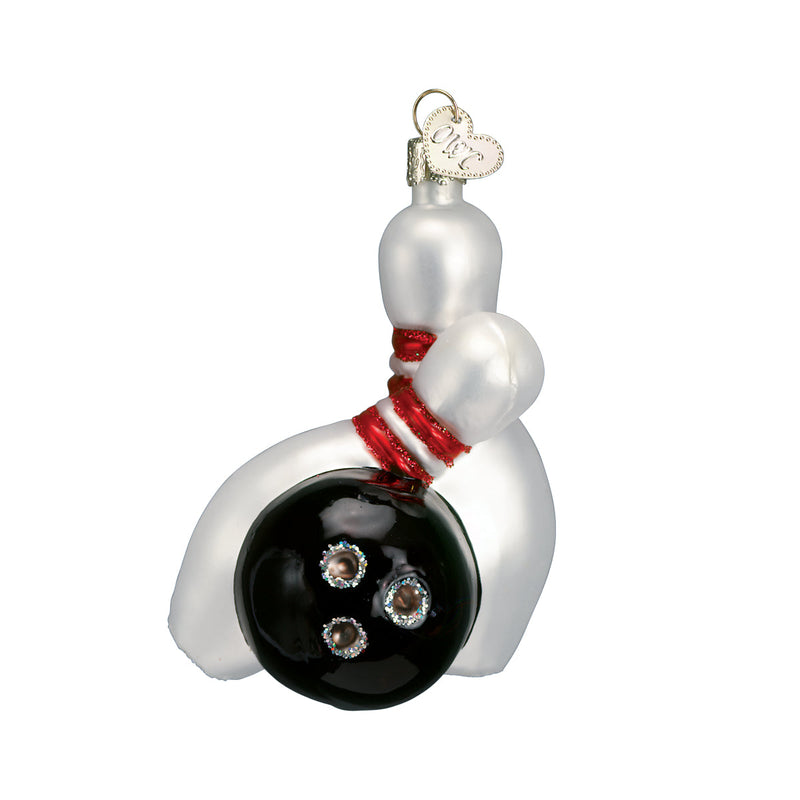 Bowling Ball And Pins - The Country Christmas Loft