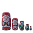 Santa Nesting Doll Set (5-Pieces) - Christmas >> Figurines >> Santa Claus - by Kurt Adler