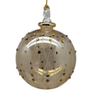 Golden Radiance Ornament with Crystal Chatons