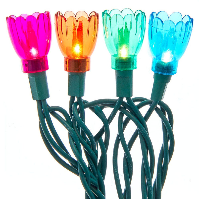 35-Light Multicolored Tulip Light Set