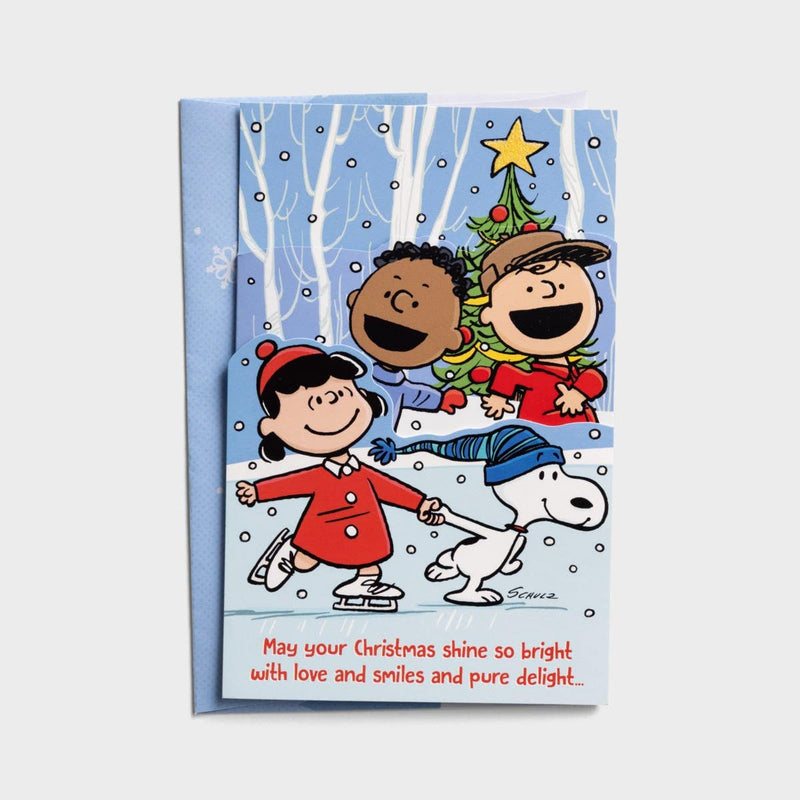 Peanuts - May Your Christmas Shine So Bright- 18 Christmas Boxed Cards