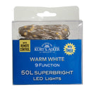 Warm White LED Multifunction Silver Wire Fairy Light Set - Christmas >> Lighting - by Kurt Adler