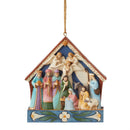 Nativity Scene Ornament - Christmas >> Ornaments >> Nativity - by Jim Shore - view 3