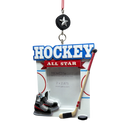 Hockey Photo Frame Ornament
