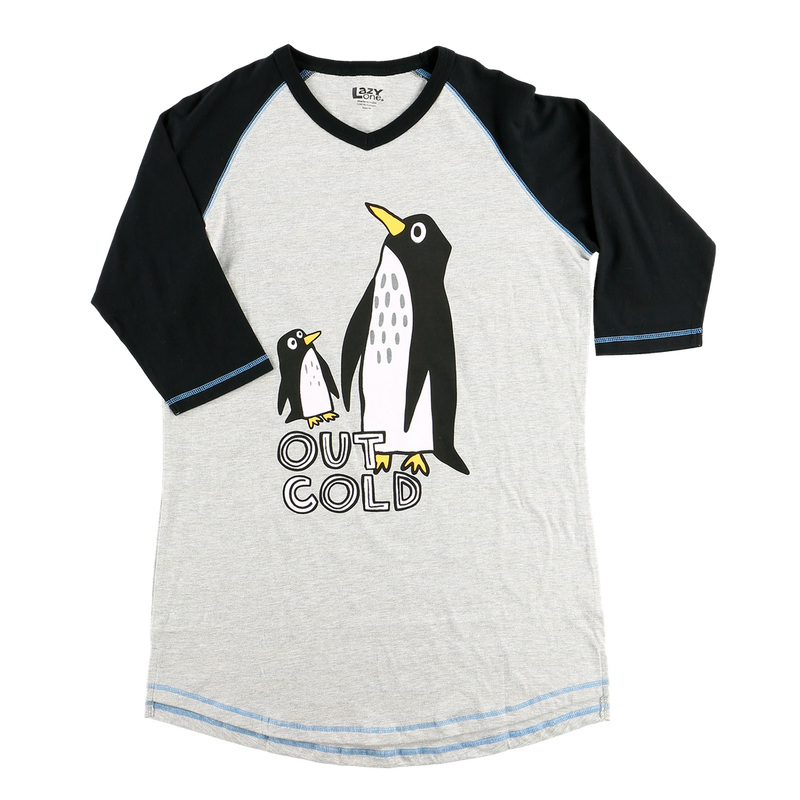 Out Cold - Penguin Tall Tee - - The Country Christmas Loft