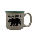 Mama Bear - Drip Glaze Mug - Aqua