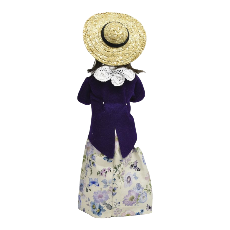 Woman with Flower Basket Caroler