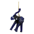 The Egyptian Glass Saphire Elephant Ornament