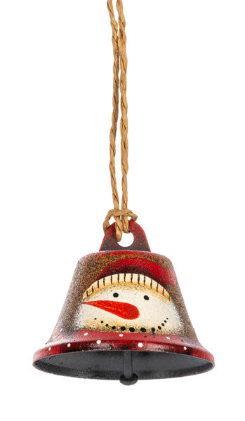 Holiday Icon Bell Ornament -  Snowman