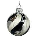 Krebs Value Glass Ball 4 pack - Shades of Grey - Christmas >> Ornaments >> Glass - by Christmas By Krebs - view 2
