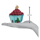 Carton Of Raspberries Glass Ornament