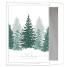 Foil Accented Embossed Cards (Winter Forest with Snow)