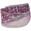 Sheer Wire-edged 2 inch Ribbon - 6 Feet - Lilac
