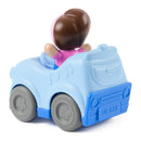 Ms. Rachel 1-2-3 Roll! Vehicle with Click-in Figure & Pull Back Action