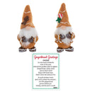 Gingerbread Gnome Pocket Charm Figurine -