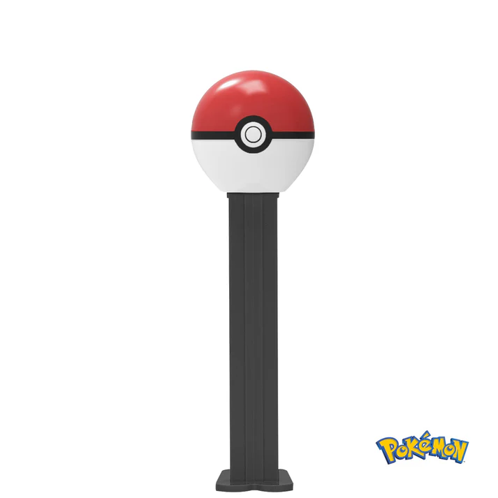 Pez Pokemon Dispenser with 3 Candy Rolls - Pokeball