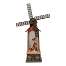 Lighted Windmill Snowglobe - Santa in his Sleigh - Christmas >> Snowglobes - by Confetti Lites - view 3