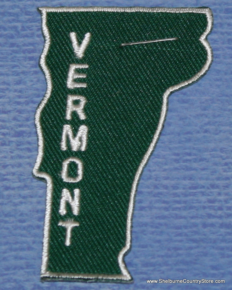 Vermont Iron on Patch - Vermont State Outline