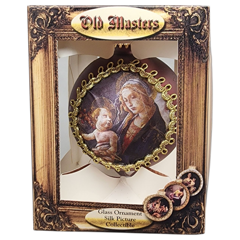 Krebs Masters on Silk 2025 Ornament – Madonna and Child (Classic Edition)