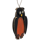 The Goofy Owl Wooden Ornament - Halloween - by Tii Collections - view 2