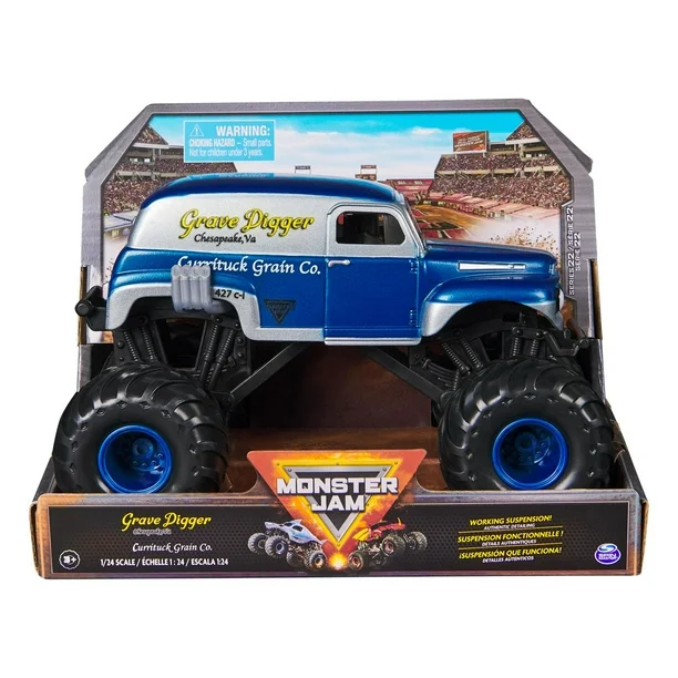 Monster Jam 1:24 Scale Monster Truck - Grave Digger