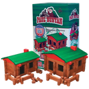 All Wooden 200-Piece Log Cabin Building Set