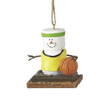 S'mores Guy Sports Ornament - Basketball - The Country Christmas Loft