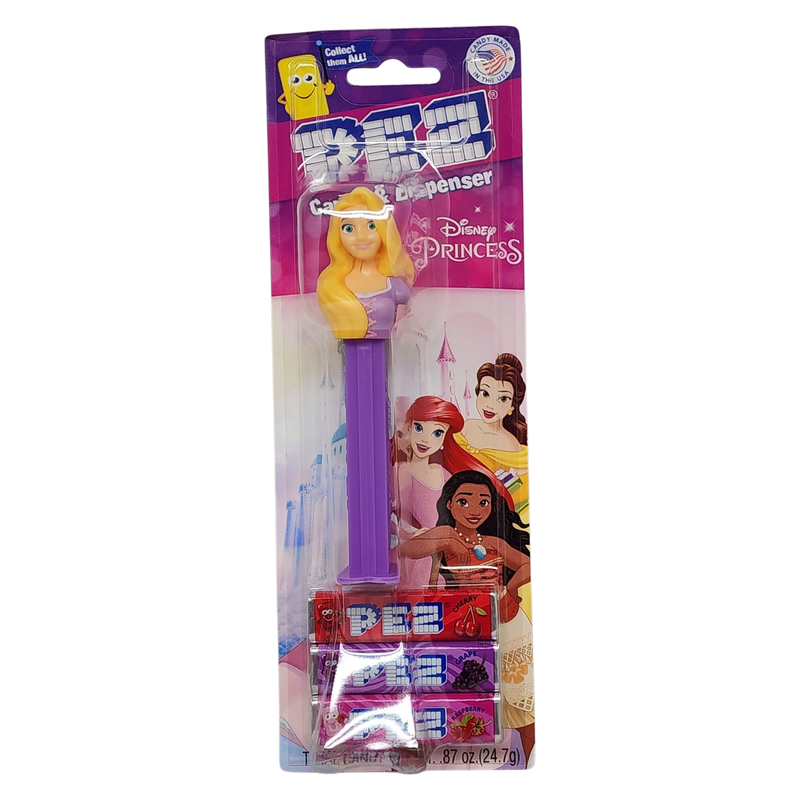 Pez 'Disney Princess' Dispenser with 3 Candy rolls - Rapunzel