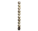 Elegant Assorted Shatterproof Ornaments - Set of 10 - Pearl