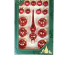 Christmas by Krebs Mini Trimsets with Topper - Red