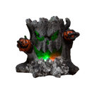 Lighted Smoking Haunted Stump - 12.5 Inch