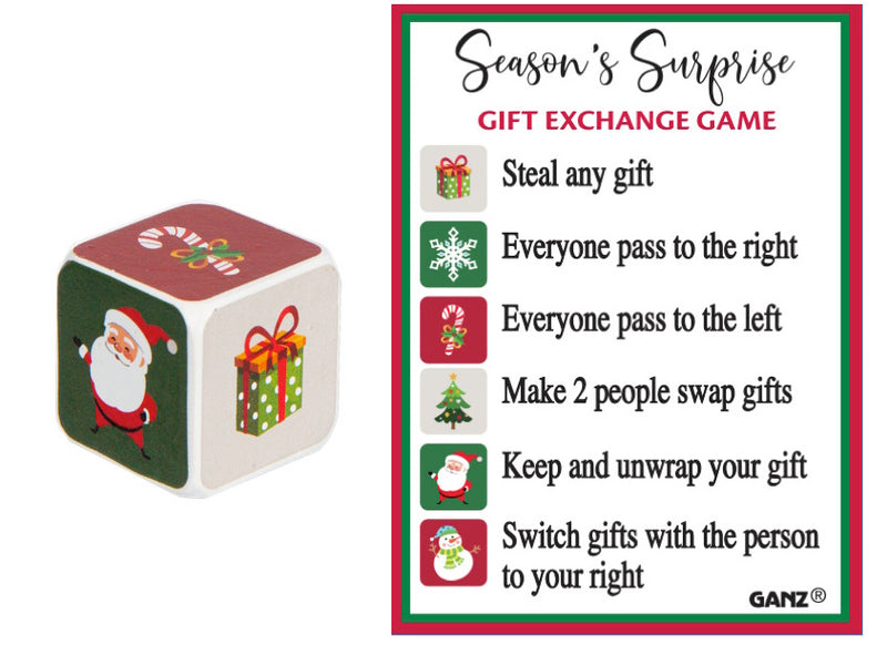 Gift Exchange Dice Game Charm