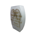 A Piece of Heaven is in our Home Lighted Vase - Gold Lettering - Home & Living >> Lighting >> Lamps - by Stony Creek - view 3