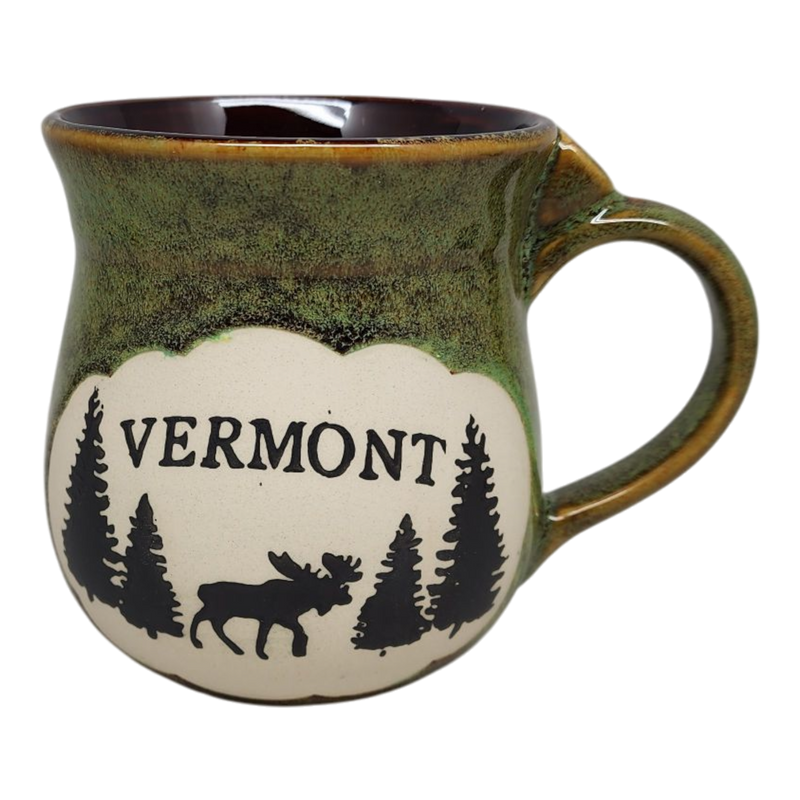 Terra Cotta Style Paunch Coffee Mug